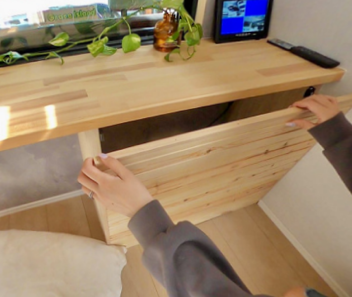 キャンピングカー収納